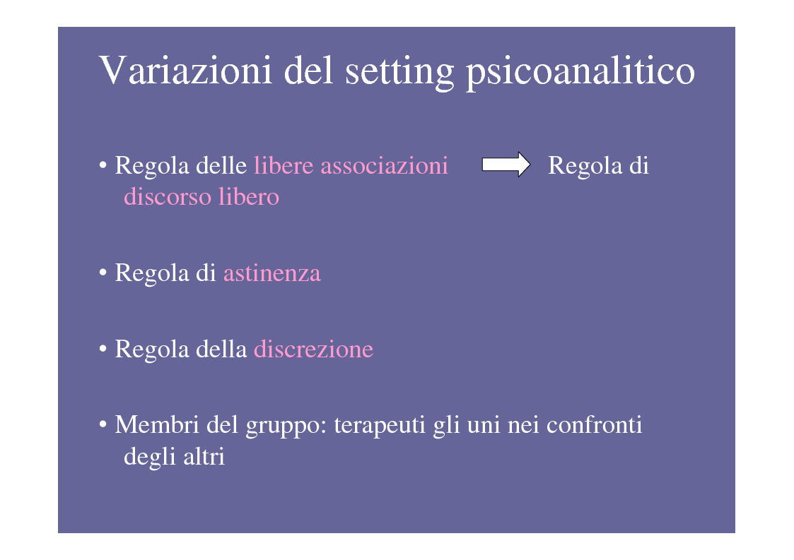 Anteprima della tesi: La psicoterapia di gruppo con pazienti psicotici e borderline. Esperienza d'èquipe in una C.T.R., Pagina 5