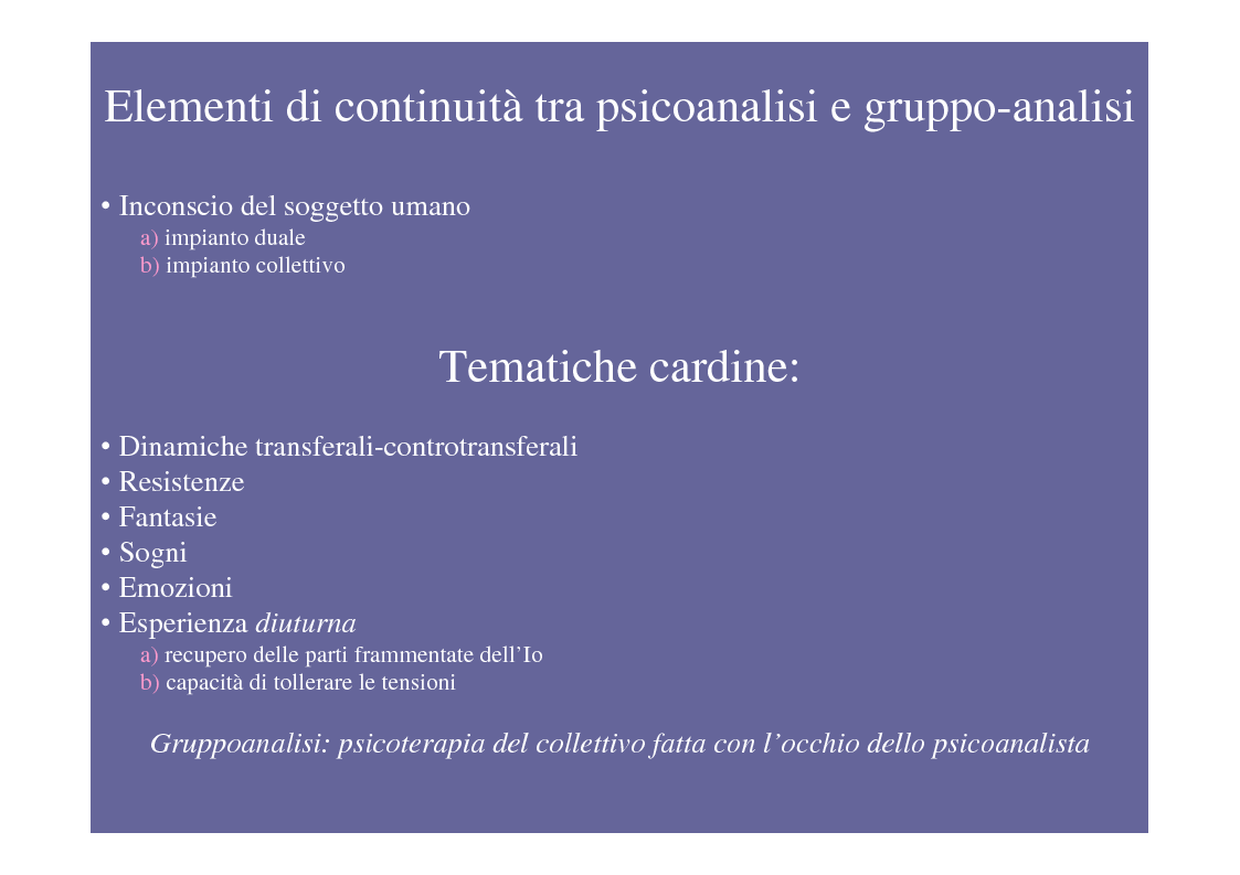Anteprima della tesi: La psicoterapia di gruppo con pazienti psicotici e borderline. Esperienza d'èquipe in una C.T.R., Pagina 6