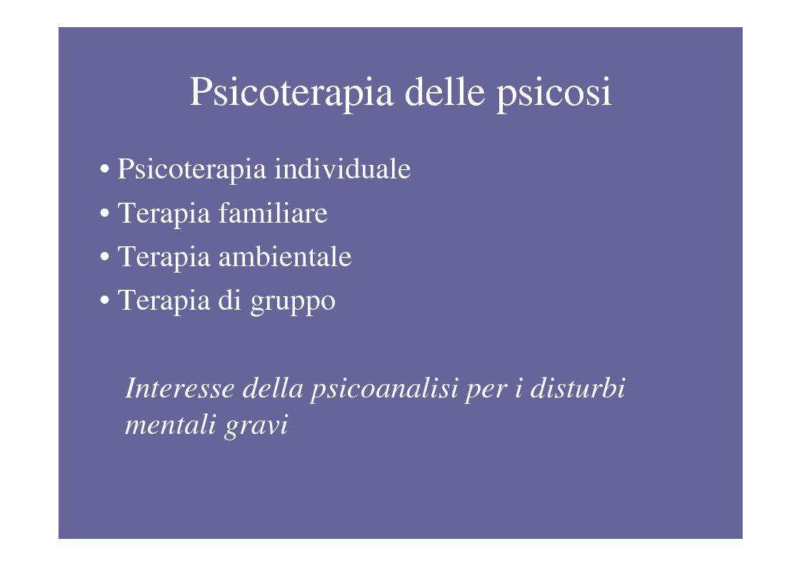 Anteprima della tesi: La psicoterapia di gruppo con pazienti psicotici e borderline. Esperienza d'èquipe in una C.T.R., Pagina 8