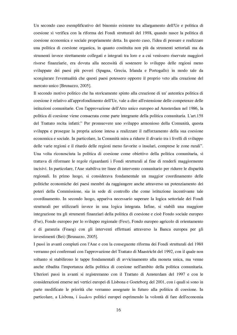 Anteprima della tesi: Il partenariato nel Fondo sociale europeo: i casi di Veneto ed Emilia-Romagna, Pagina 13