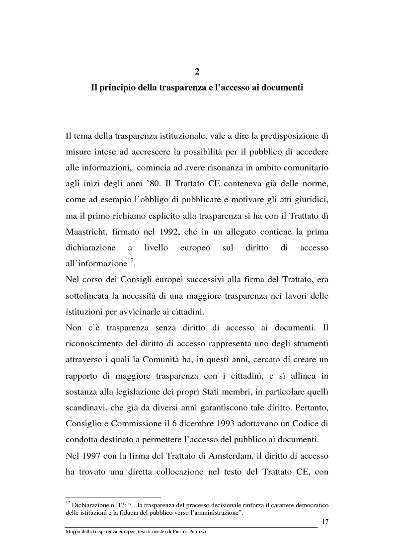 Anteprima della tesi: Mappa della trasparenza europea. Analisi, comparazione di casi e proposte, Pagina 15