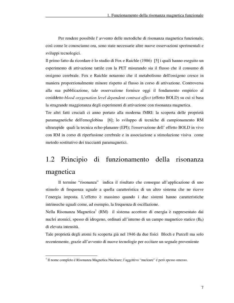 Anteprima della tesi: Un nuovo approccio di utilizzo della trasformata wavelet ridondante per l'analisi dei dati fMRI, Pagina 5