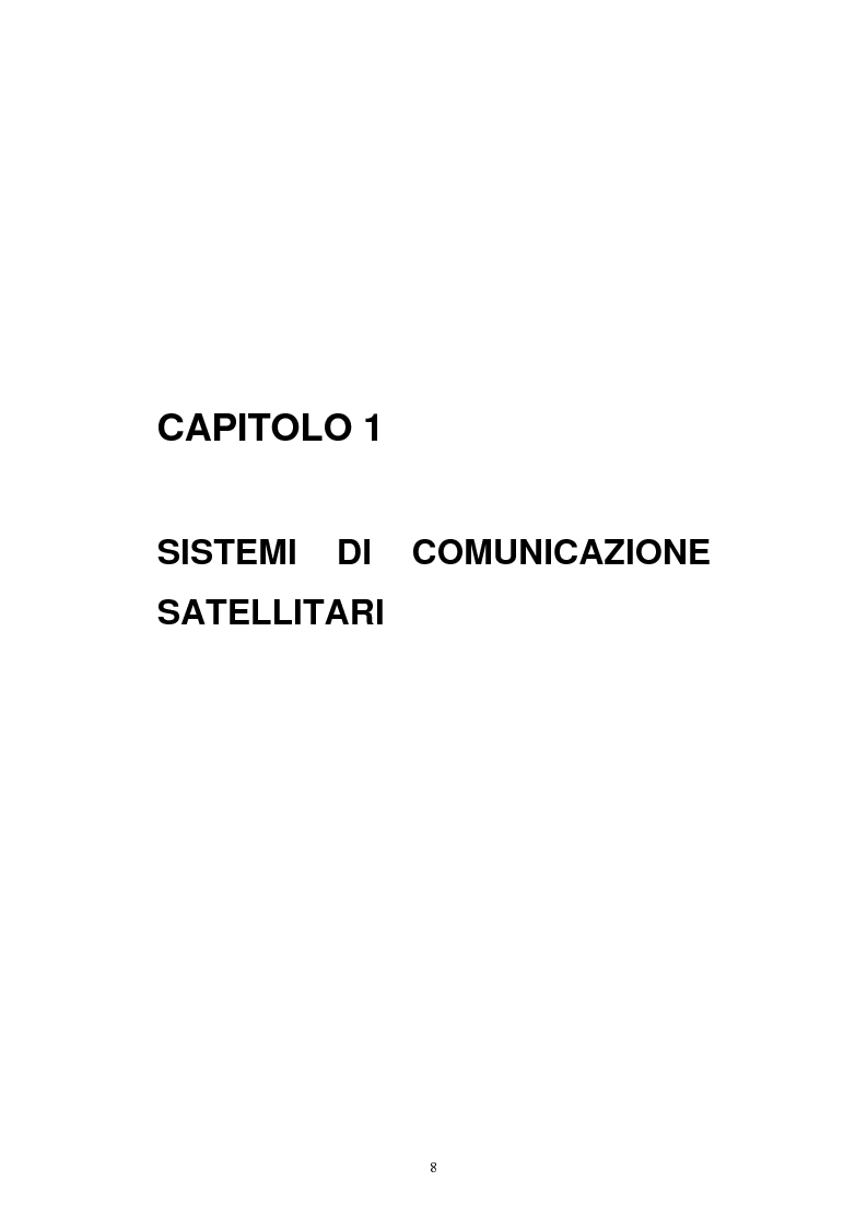 Anteprima della tesi: Dimensionamento dei Sistemi UMTS Satellitari, Pagina 3