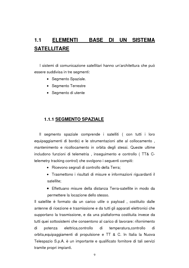 Anteprima della tesi: Dimensionamento dei Sistemi UMTS Satellitari, Pagina 4