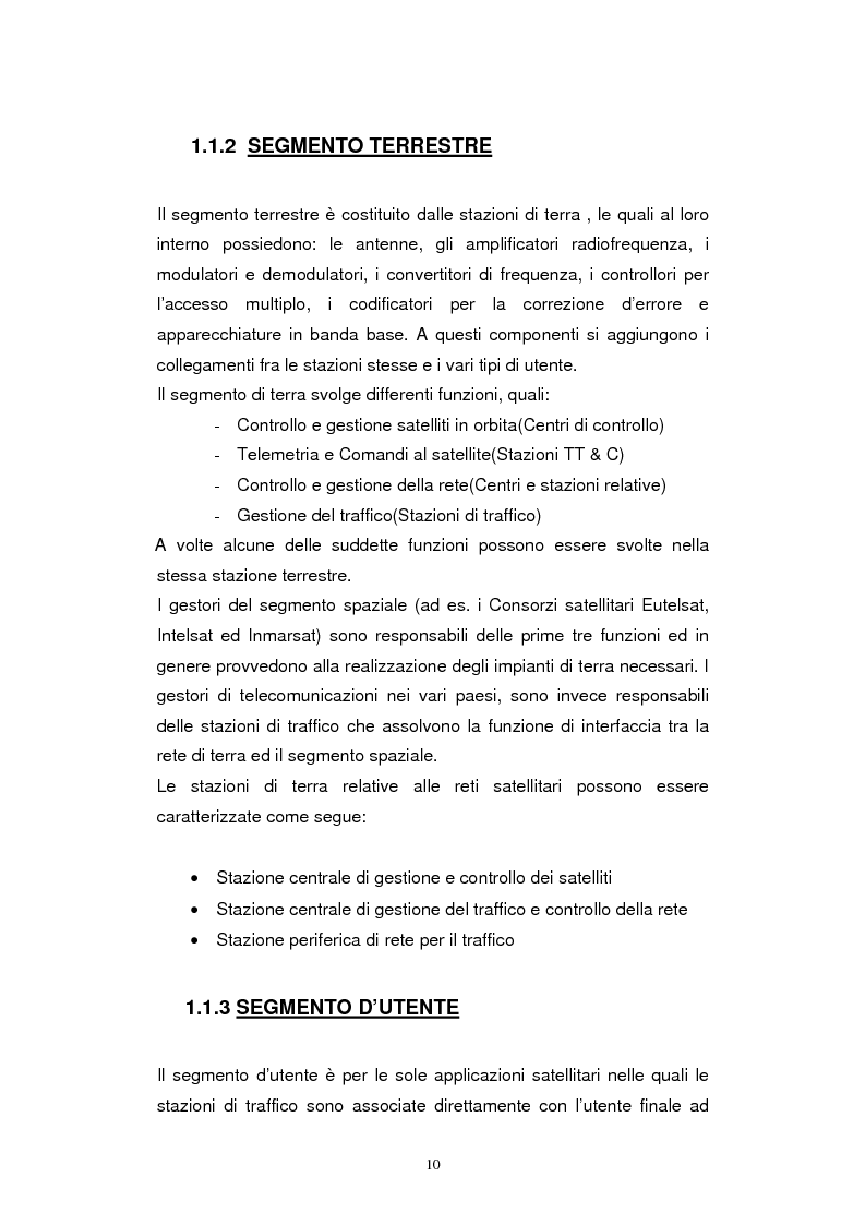 Anteprima della tesi: Dimensionamento dei Sistemi UMTS Satellitari, Pagina 5