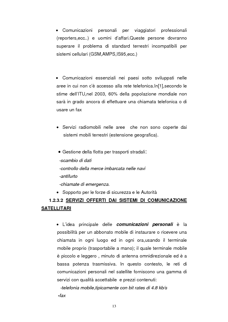 Anteprima della tesi: Dimensionamento dei Sistemi UMTS Satellitari, Pagina 8