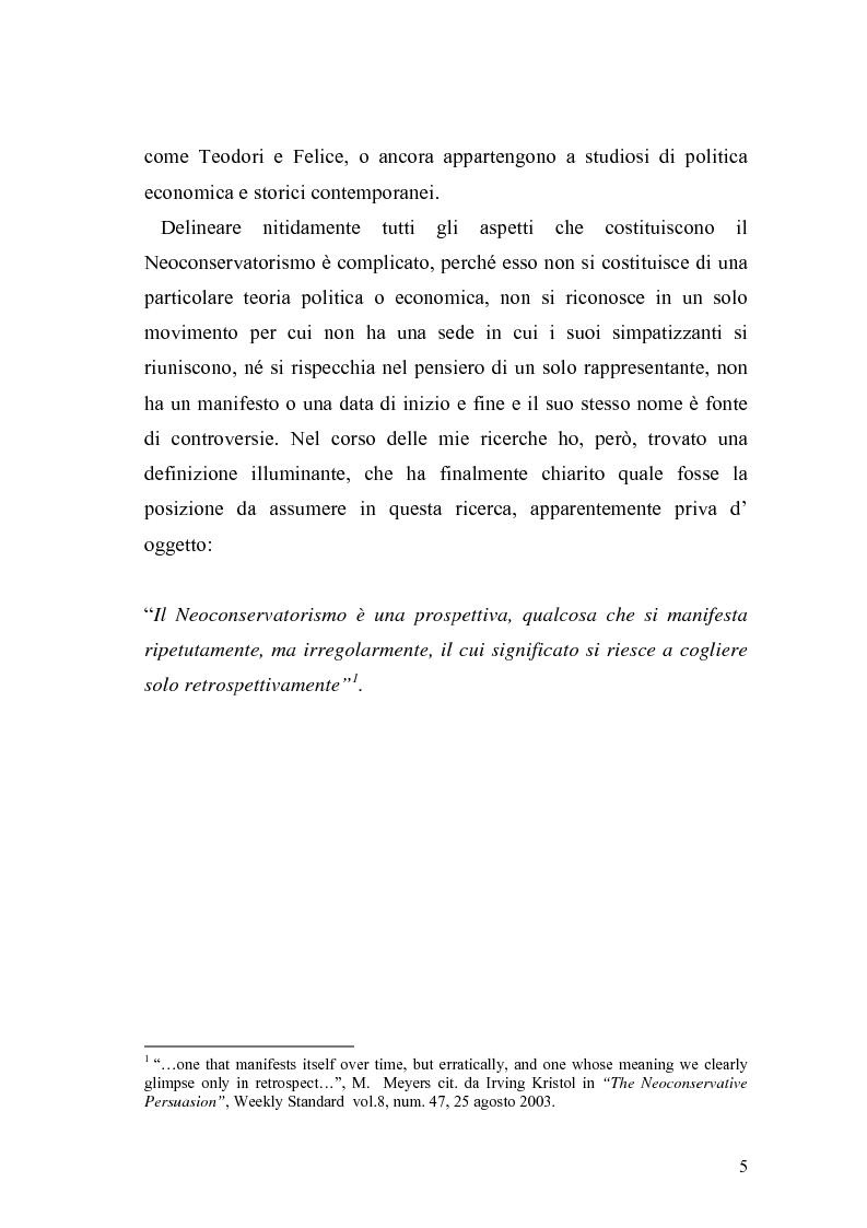 Anteprima della tesi: Il Neoconservatorismo negli Stati Uniti d'America, Pagina 2
