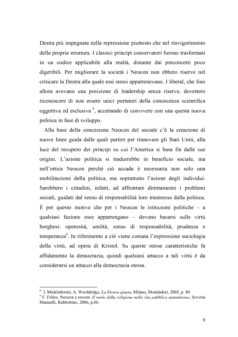 Anteprima della tesi: Il Neoconservatorismo negli Stati Uniti d'America, Pagina 6