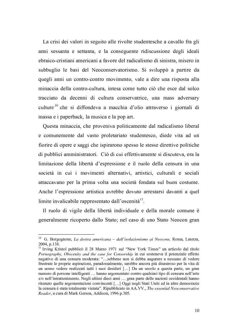 Anteprima della tesi: Il Neoconservatorismo negli Stati Uniti d'America, Pagina 7