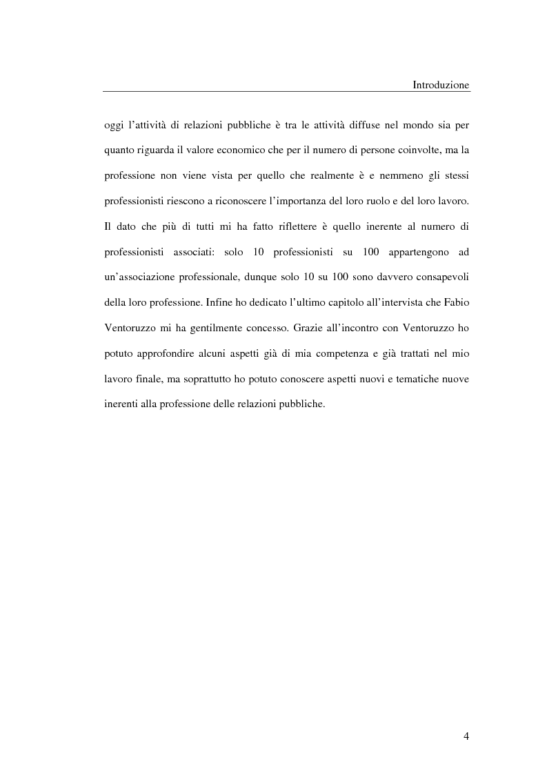 Anteprima della tesi: I metodi delle relazioni pubbliche e il ruolo della professione, Pagina 2