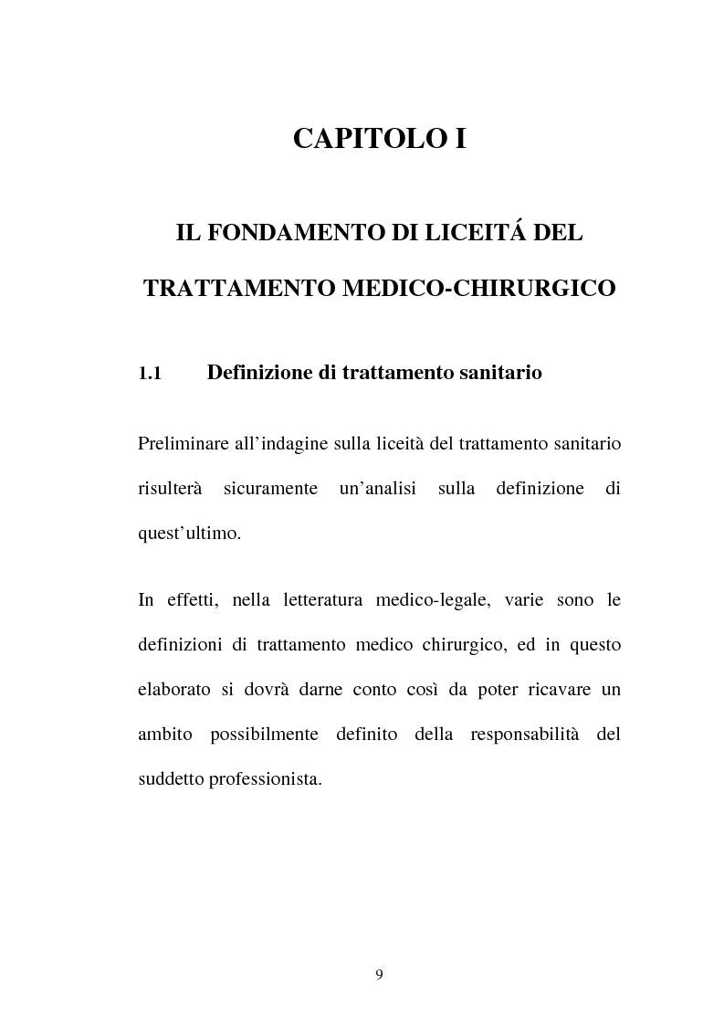 Anteprima della tesi: Disciplina giuridica del consenso informato, Pagina 6
