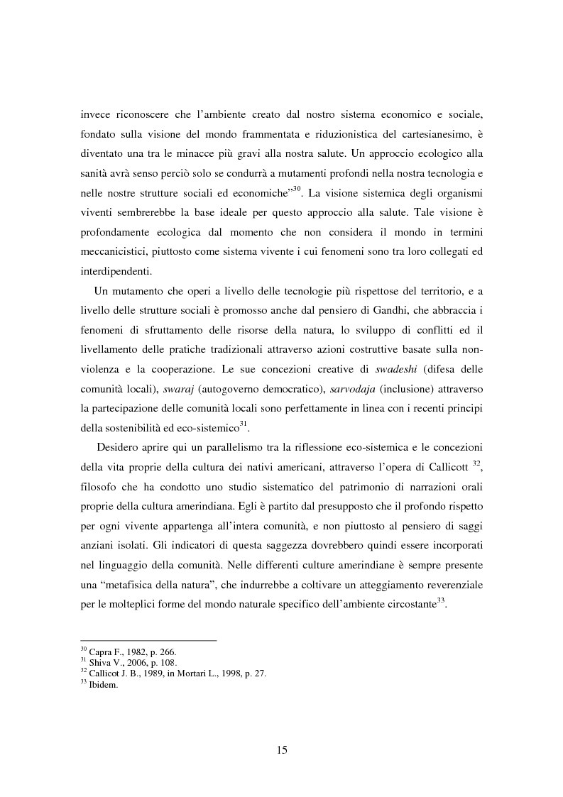 Anteprima della tesi: Il bene comune del territorio: sentire ecologico e cittadinanza nelle pratiche psicosociali, Pagina 12