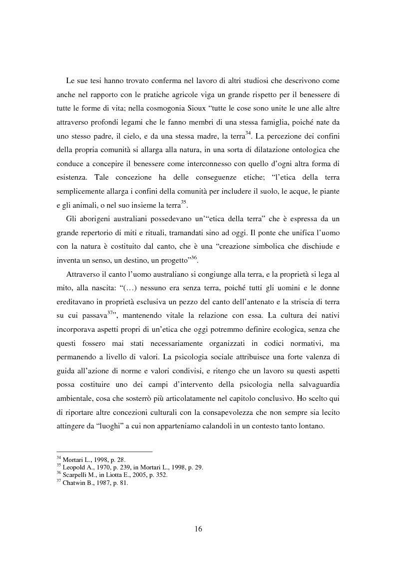 Anteprima della tesi: Il bene comune del territorio: sentire ecologico e cittadinanza nelle pratiche psicosociali, Pagina 13
