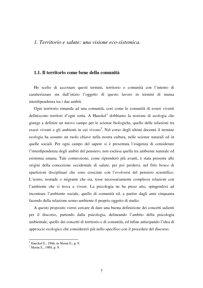 Anteprima della tesi: Il bene comune del territorio: sentire ecologico e cittadinanza nelle pratiche psicosociali, Pagina 4