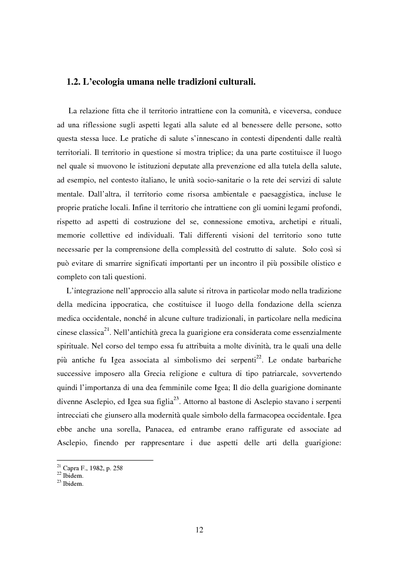 Anteprima della tesi: Il bene comune del territorio: sentire ecologico e cittadinanza nelle pratiche psicosociali, Pagina 9