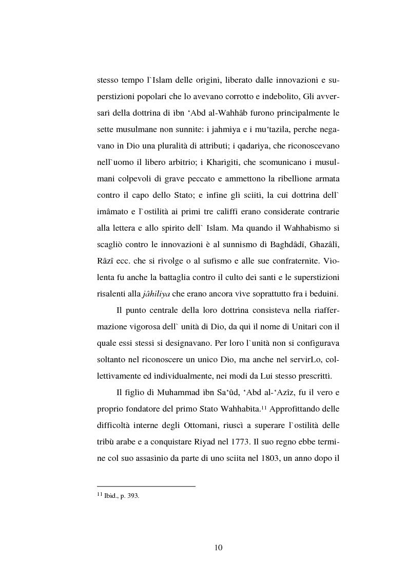 Anteprima della tesi: Din - Dunya - Dawla, Il significato politico dell'Islam tra conformità al modello ideale e potere reale, Pagina 10