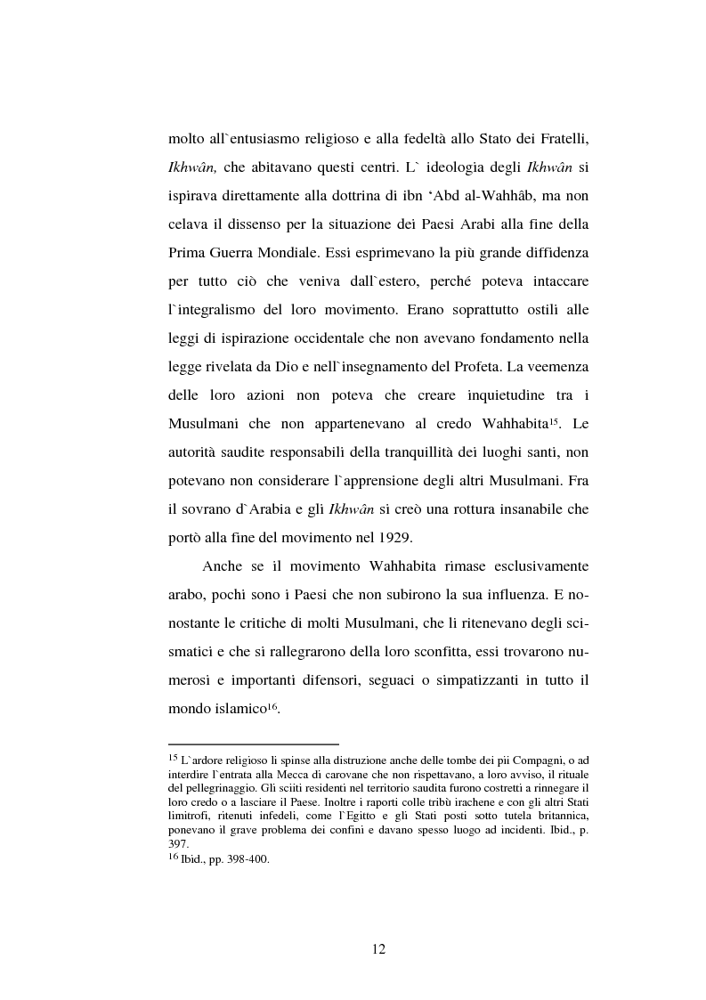 Anteprima della tesi: Din - Dunya - Dawla, Il significato politico dell'Islam tra conformità al modello ideale e potere reale, Pagina 12