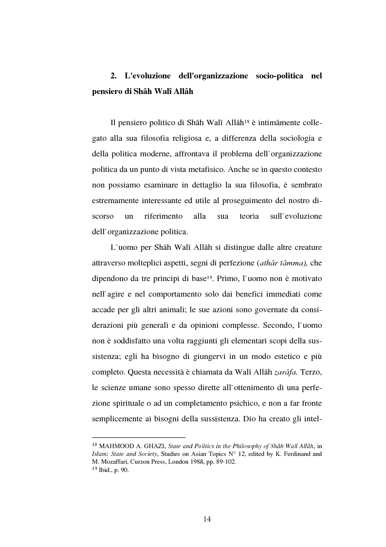 Anteprima della tesi: Din - Dunya - Dawla, Il significato politico dell'Islam tra conformità al modello ideale e potere reale, Pagina 14