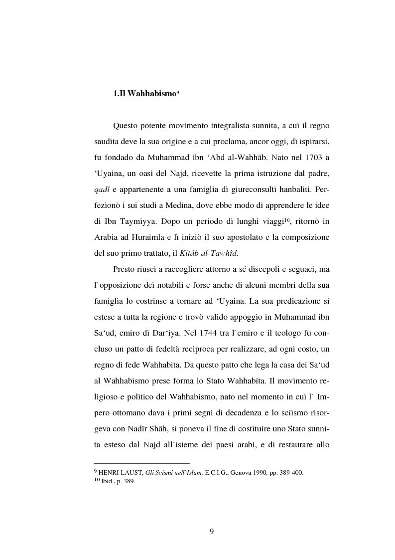 Anteprima della tesi: Din - Dunya - Dawla, Il significato politico dell'Islam tra conformità al modello ideale e potere reale, Pagina 9