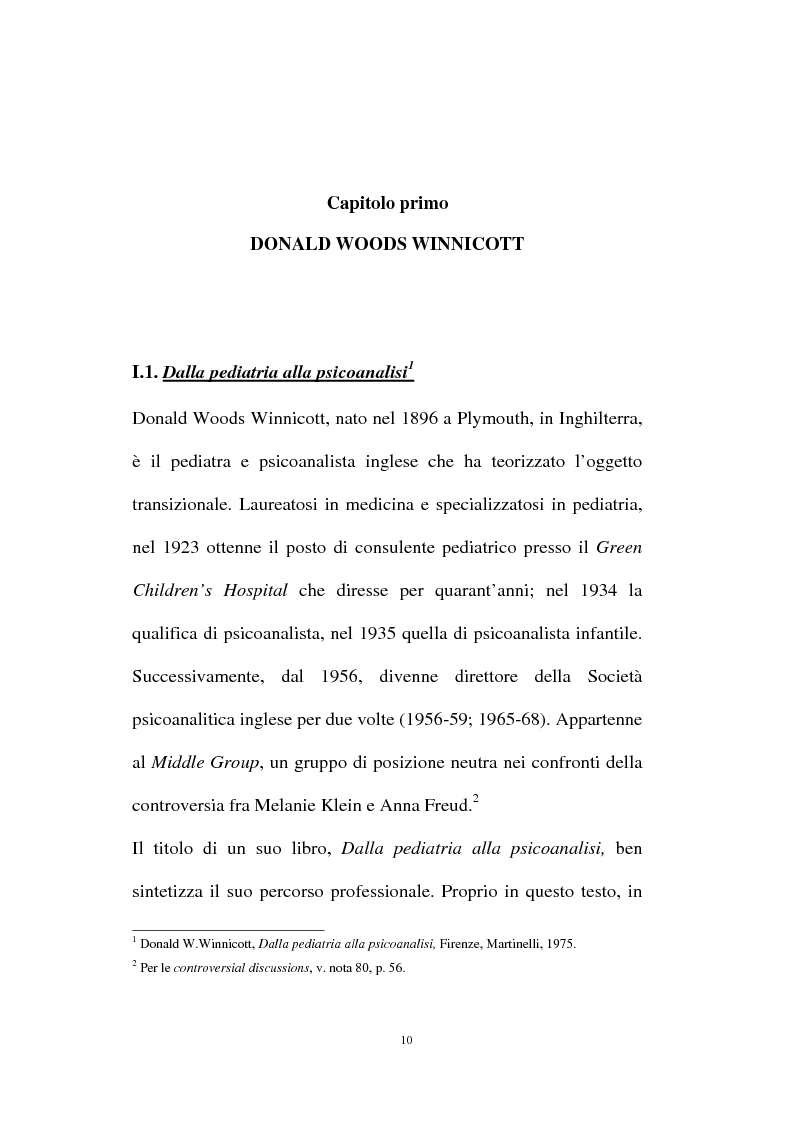 Anteprima della tesi: L'oggetto transizionale nell'epoca virtuale, Pagina 7