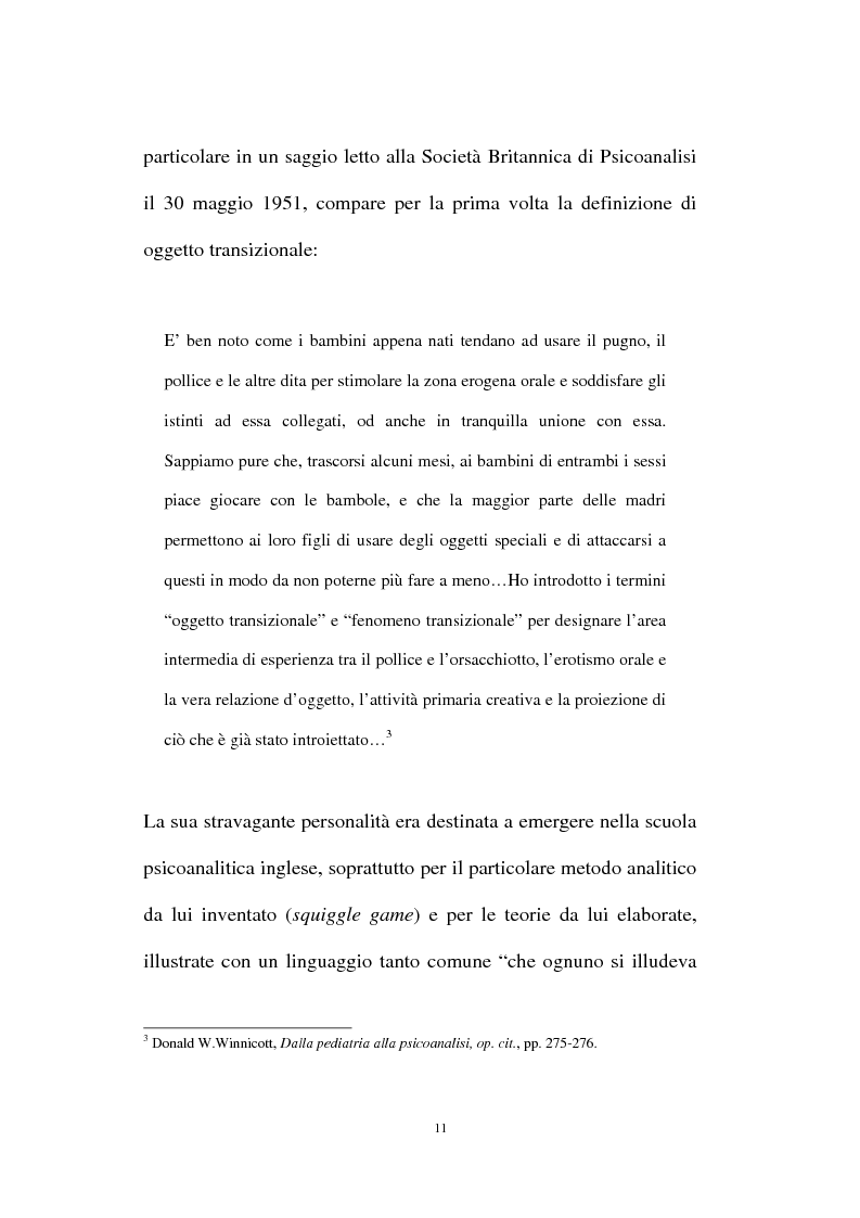 Anteprima della tesi: L'oggetto transizionale nell'epoca virtuale, Pagina 8