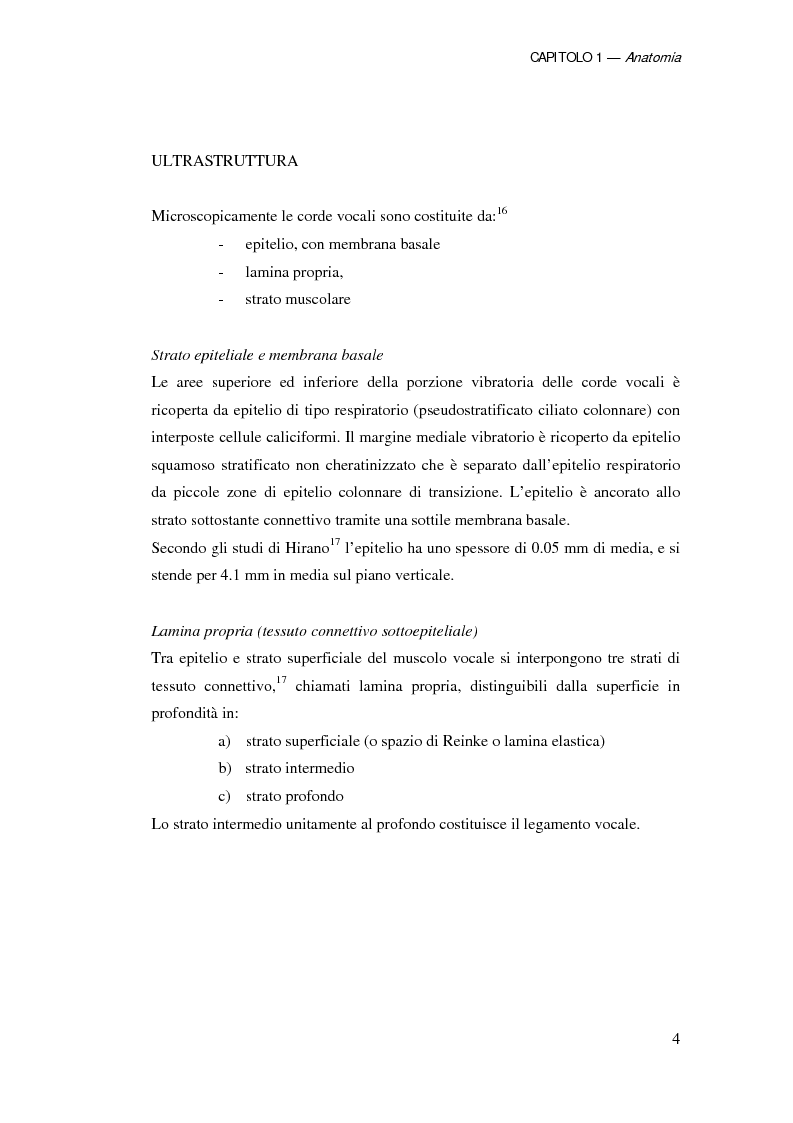Anteprima della tesi: Ruolo della chirurgia laser nel trattamento delle recidive di carcinoma spinocellulare della laringe glottica in fase iniziale dopo radioterapia, Pagina 4