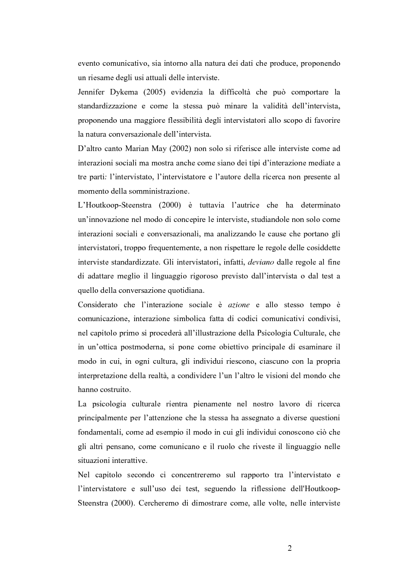 Anteprima della tesi: L'Hamilton Rating Scale for Depression: la somministrazione come pratica interattiva., Pagina 2