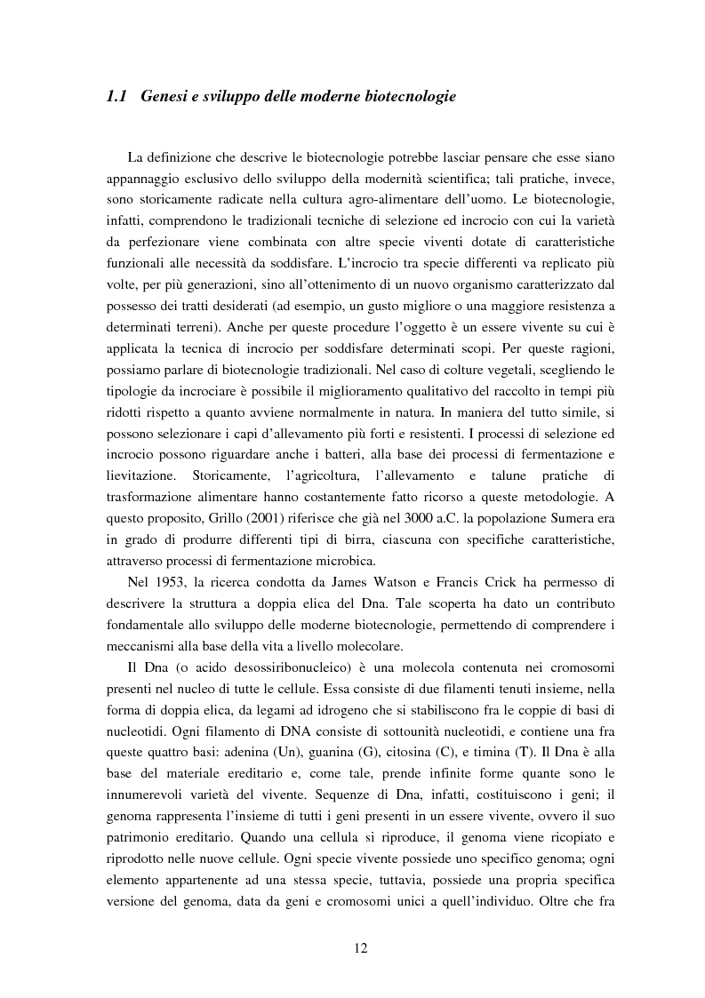 Anteprima della tesi: Le attitudini al consumo di alimenti Geneticamente Modificati: uso dei Modelli a Scelta Discreta per l’analisi del caso Trentino, Pagina 8
