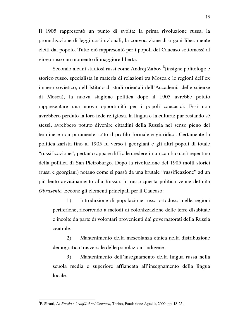 Anteprima della tesi: Dal collasso ad una lenta rinascita. La Georgia dal 1989 al 2000, Pagina 13