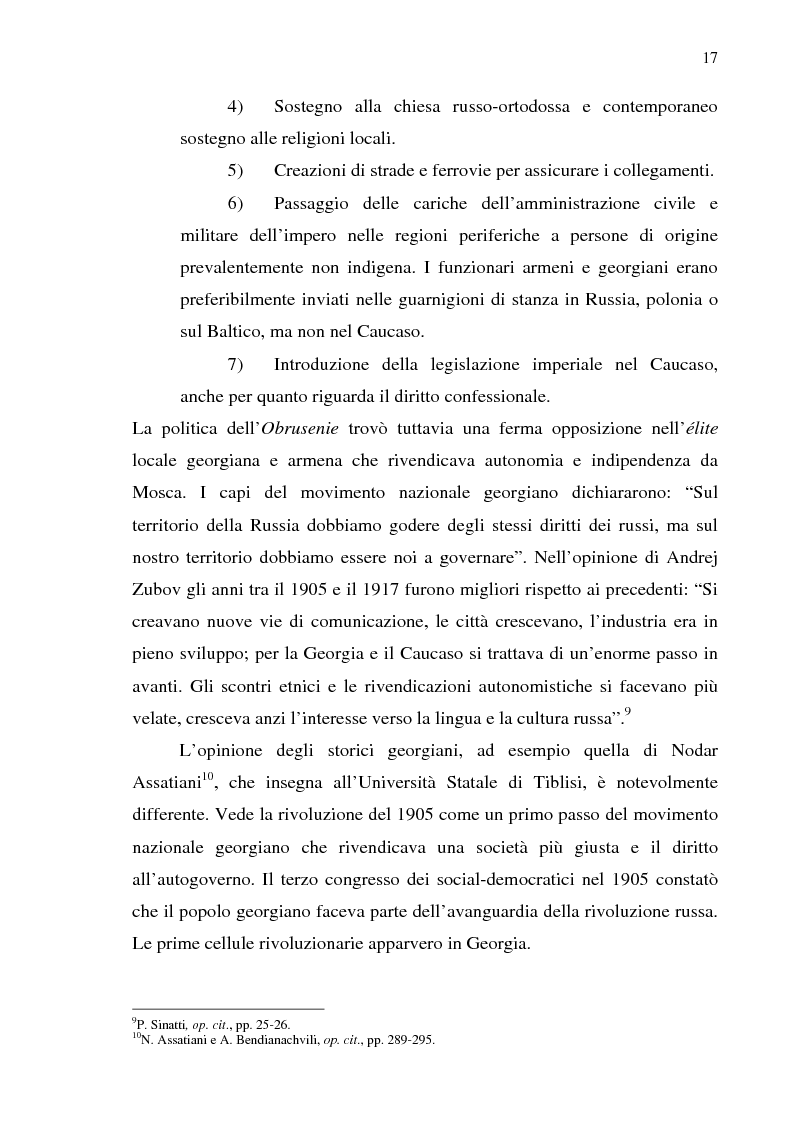 Anteprima della tesi: Dal collasso ad una lenta rinascita. La Georgia dal 1989 al 2000, Pagina 14