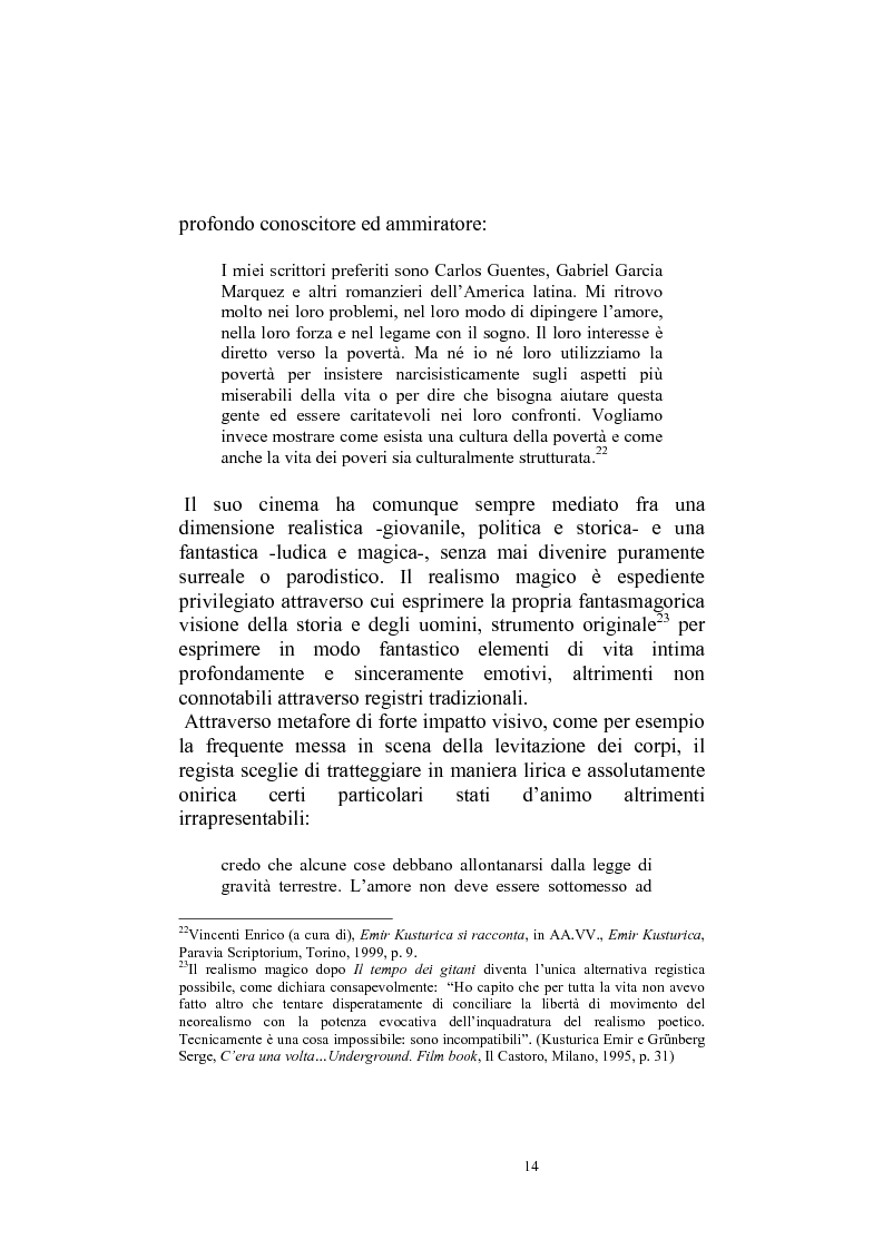 Anteprima della tesi: Umanesimo e nomadismo in Emir Kusturica - L'avventura cinematografica di uno slavo, Pagina 11