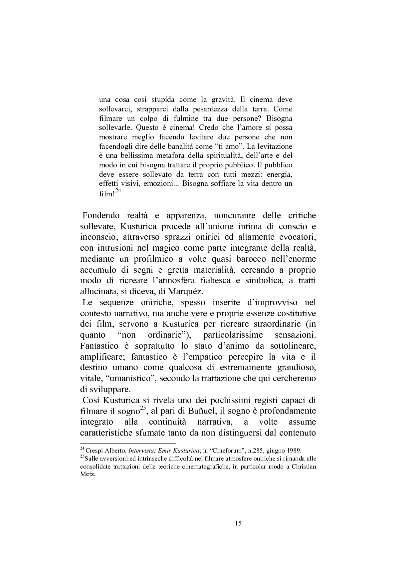 Anteprima della tesi: Umanesimo e nomadismo in Emir Kusturica - L'avventura cinematografica di uno slavo, Pagina 12