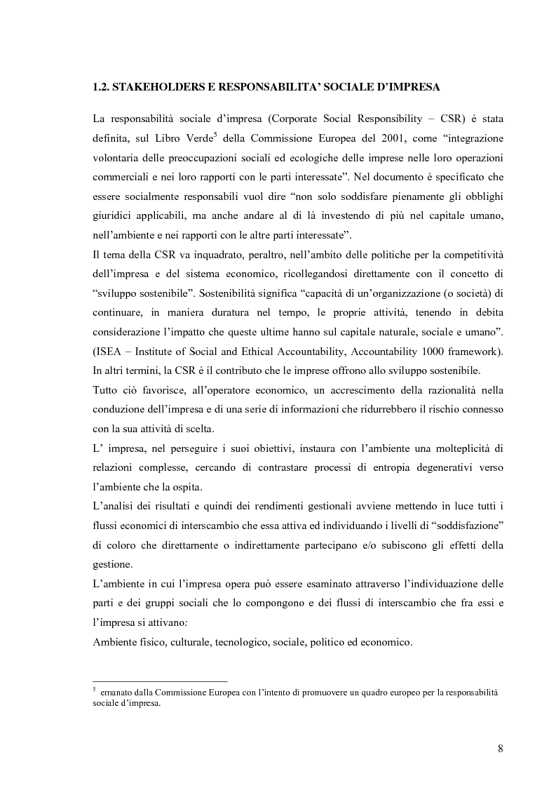 Anteprima della tesi: Gestione di impresa e bilancio sociale: il caso della Monte d'Oro s.c., Pagina 4