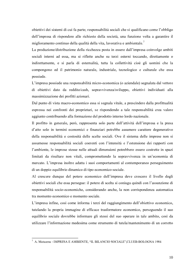 Anteprima della tesi: Gestione di impresa e bilancio sociale: il caso della Monte d'Oro s.c., Pagina 6