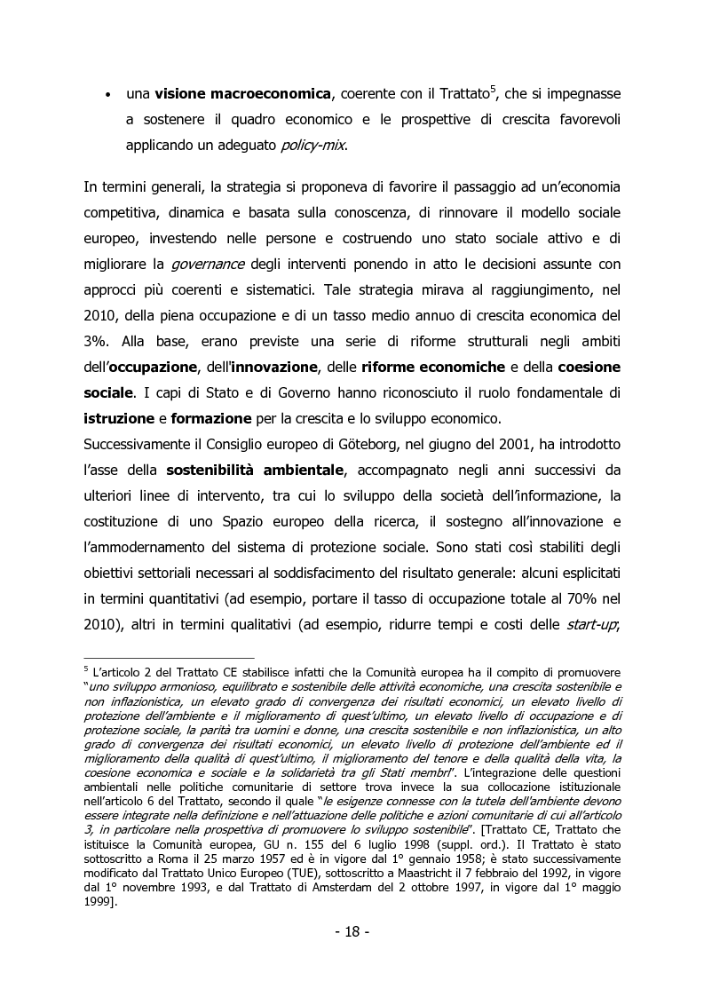 Anteprima della tesi: L'Italia e il rilancio della Strategia di Lisbona - Il caso della Regione Veneto, Pagina 4
