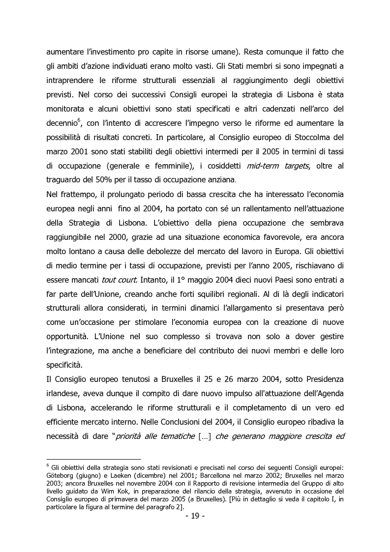 Anteprima della tesi: L'Italia e il rilancio della Strategia di Lisbona - Il caso della Regione Veneto, Pagina 5