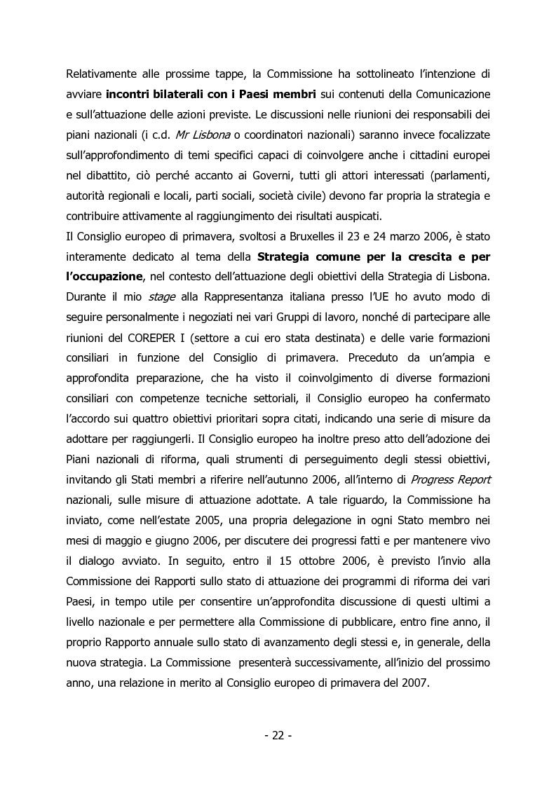 Anteprima della tesi: L'Italia e il rilancio della Strategia di Lisbona - Il caso della Regione Veneto, Pagina 8