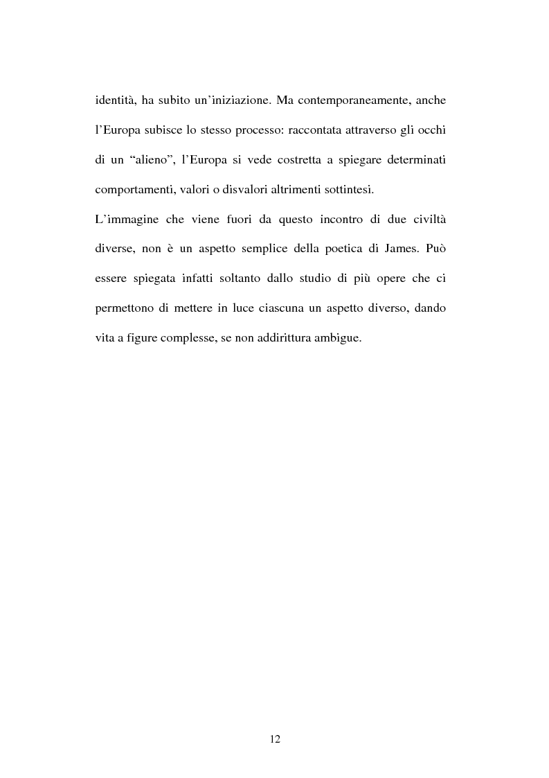 Anteprima della tesi: Italian Versions of - The real thing - by Henry James, Pagina 11