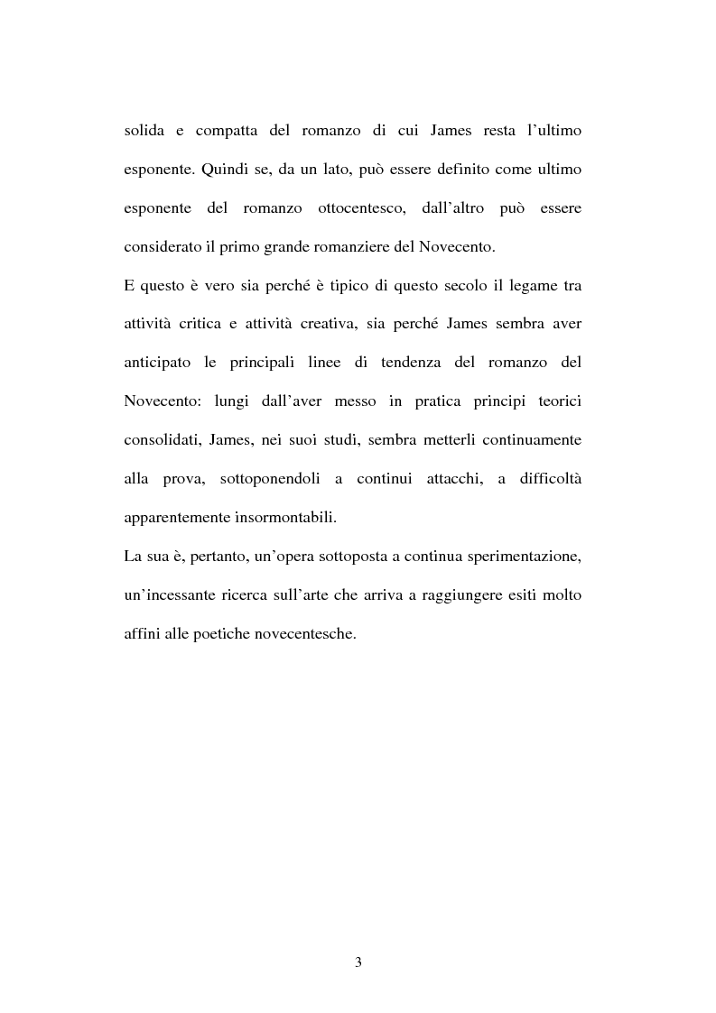 Anteprima della tesi: Italian Versions of - The real thing - by Henry James, Pagina 2