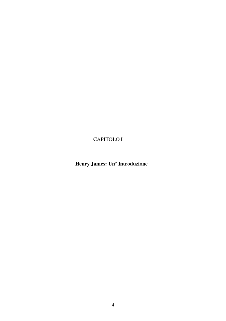 Anteprima della tesi: Italian Versions of - The real thing - by Henry James, Pagina 3