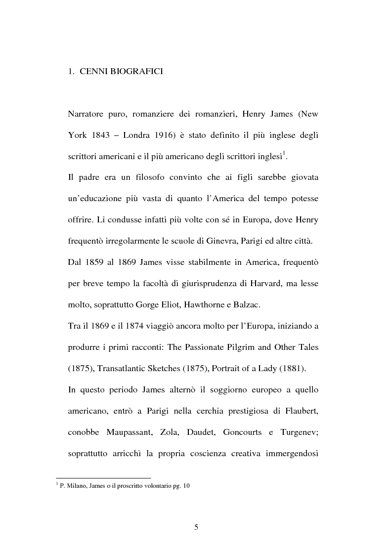 Anteprima della tesi: Italian Versions of - The real thing - by Henry James, Pagina 4
