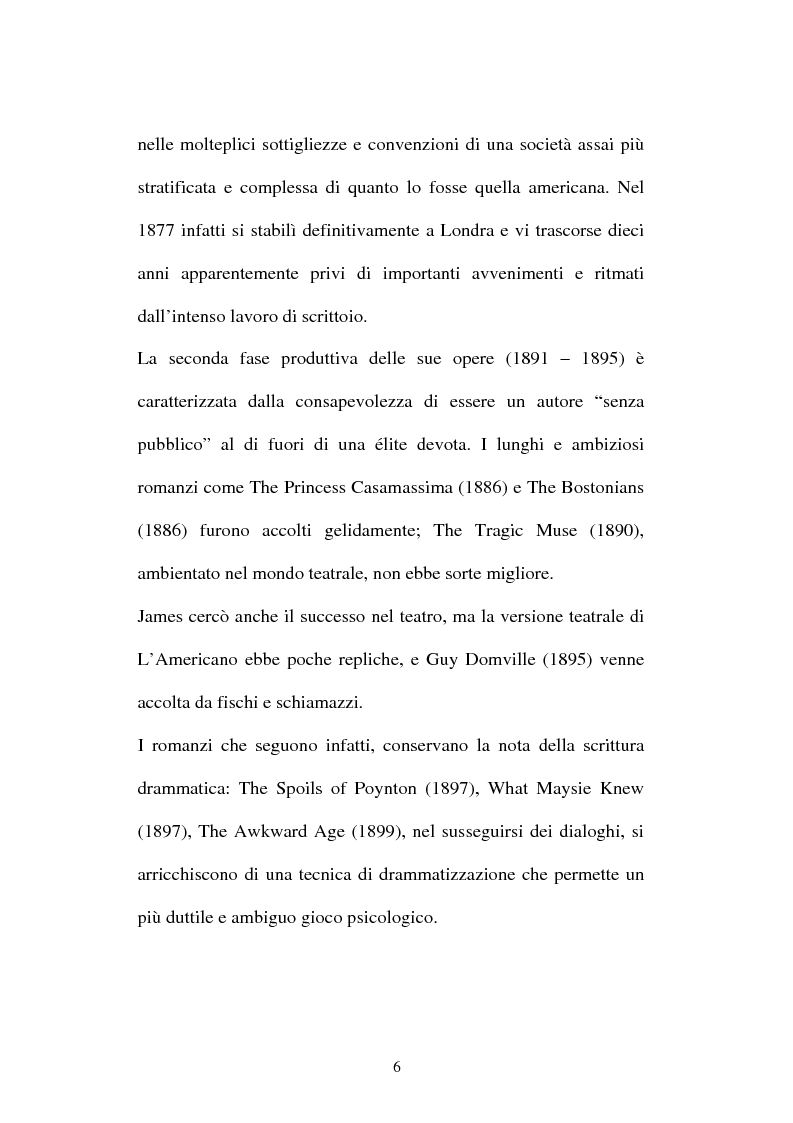Anteprima della tesi: Italian Versions of - The real thing - by Henry James, Pagina 5