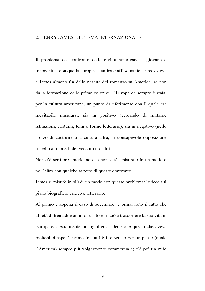 Anteprima della tesi: Italian Versions of - The real thing - by Henry James, Pagina 8