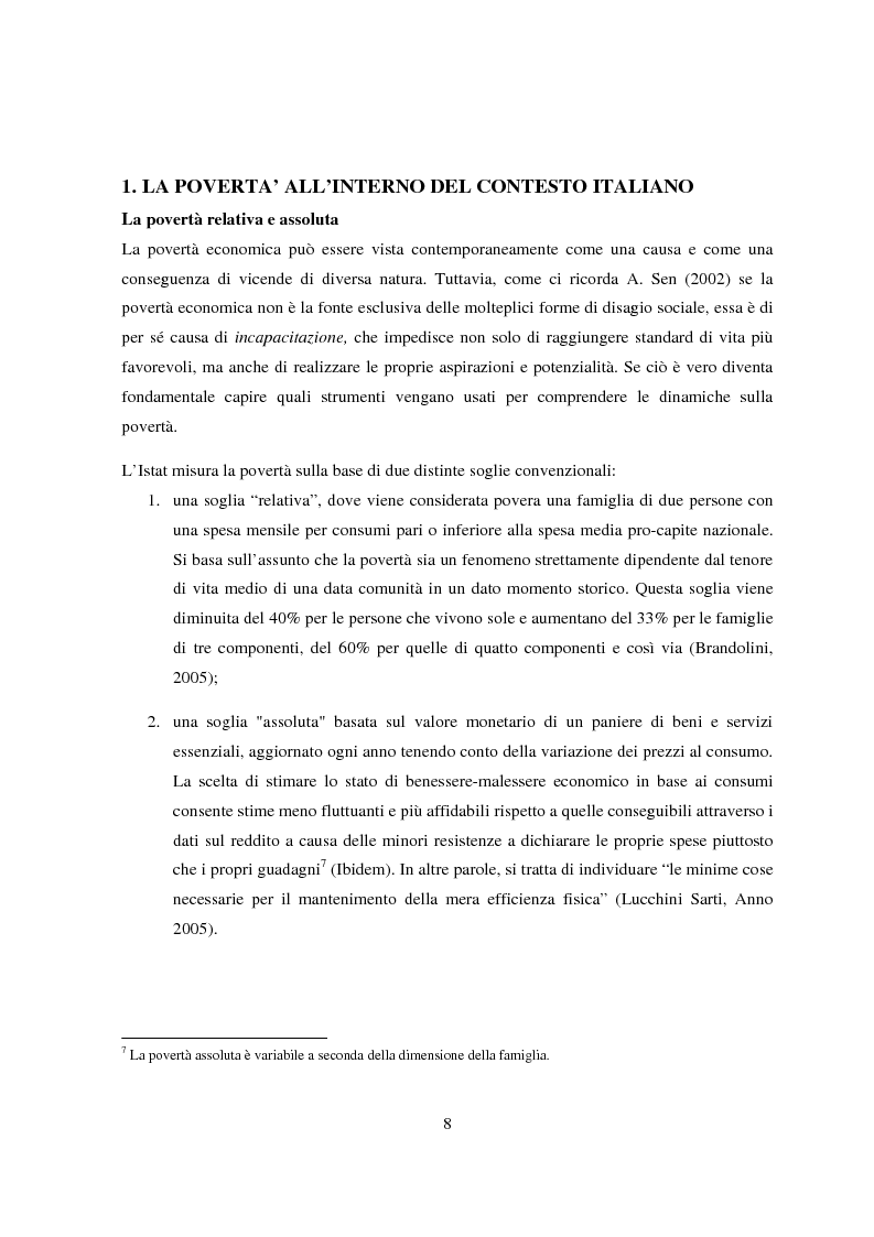 Anteprima della tesi: Reddito minimo di inserimento un'occasione mancata, Pagina 5
