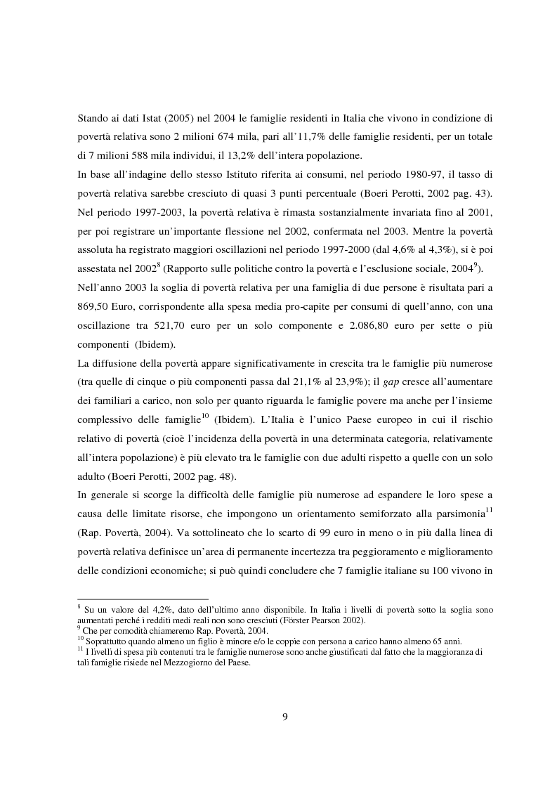 Anteprima della tesi: Reddito minimo di inserimento un'occasione mancata, Pagina 6