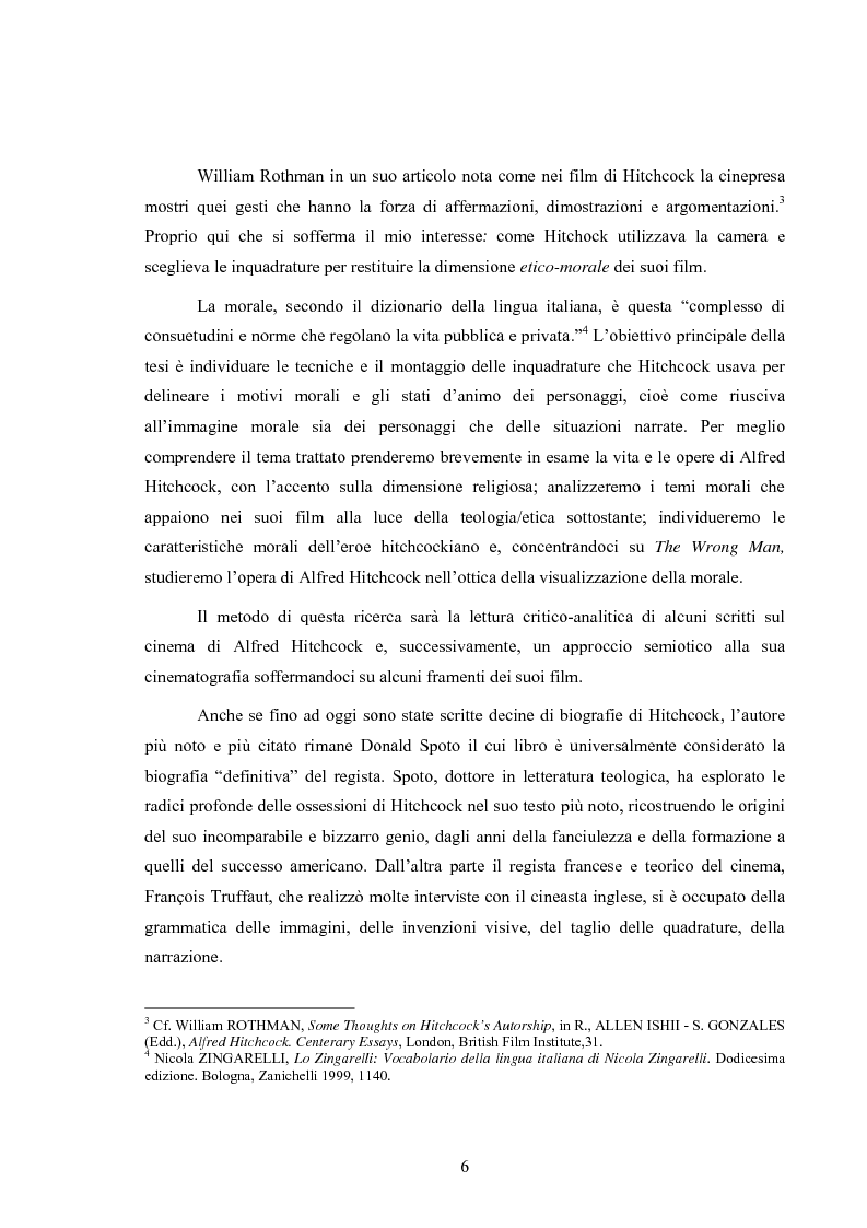 Anteprima della tesi: L'immagine della morale nei film di Alfred Hitchcock, Pagina 2