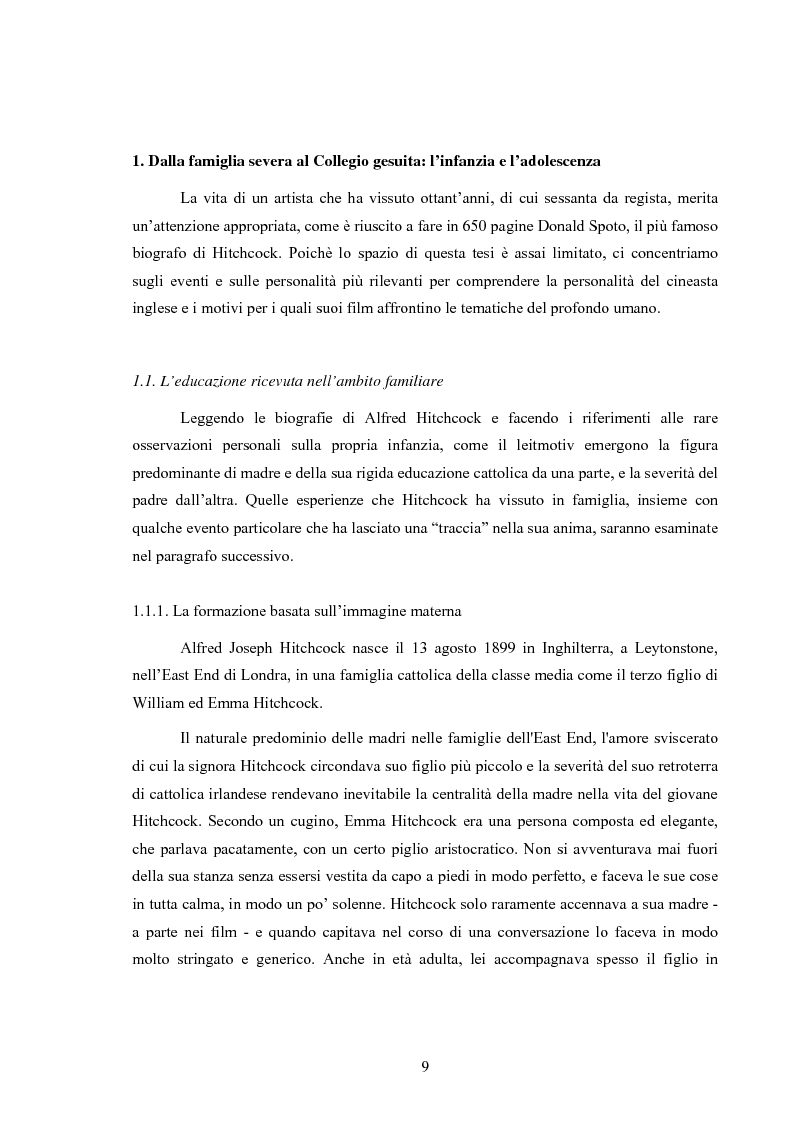 Anteprima della tesi: L'immagine della morale nei film di Alfred Hitchcock, Pagina 5