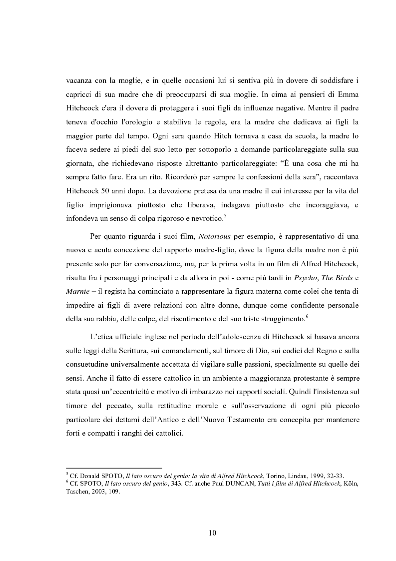 Anteprima della tesi: L'immagine della morale nei film di Alfred Hitchcock, Pagina 6
