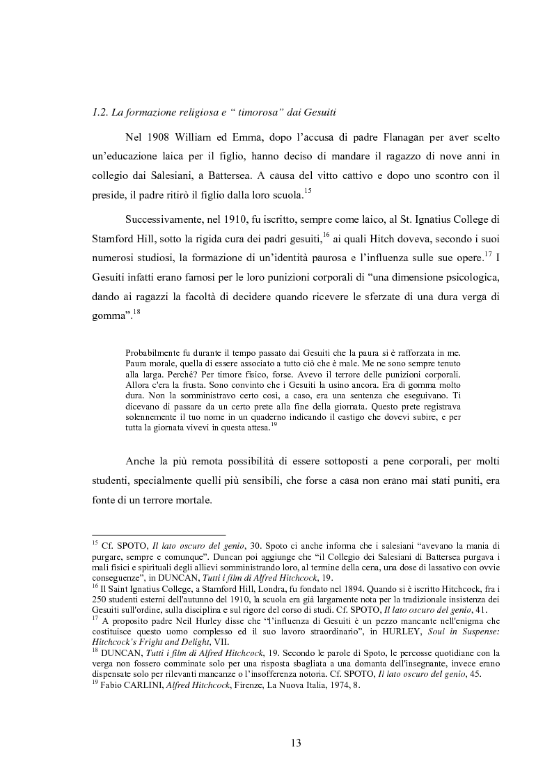 Anteprima della tesi: L'immagine della morale nei film di Alfred Hitchcock, Pagina 9