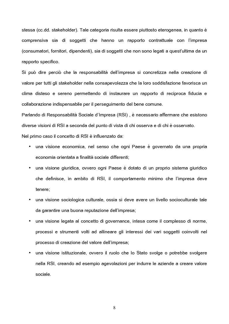 Anteprima della tesi: I Principi di revisione del Bilancio Sociale, Pagina 4